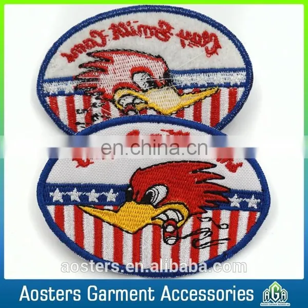 Design Brand Name Embroidery Logo Cheap Embroidered Patches photo-5