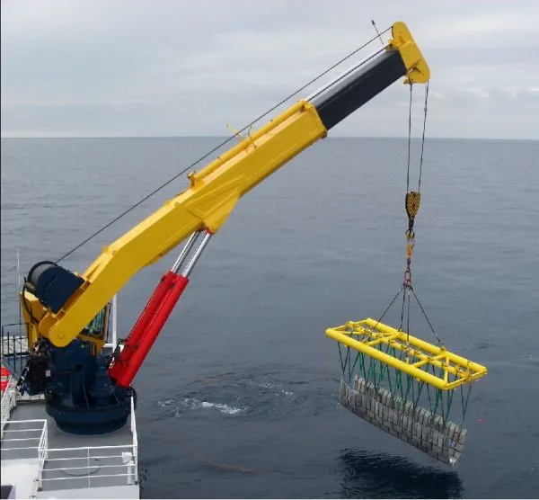 Customized Ship Crane 10m/12m/20m Offshore Marine Crane for Sale photo-5