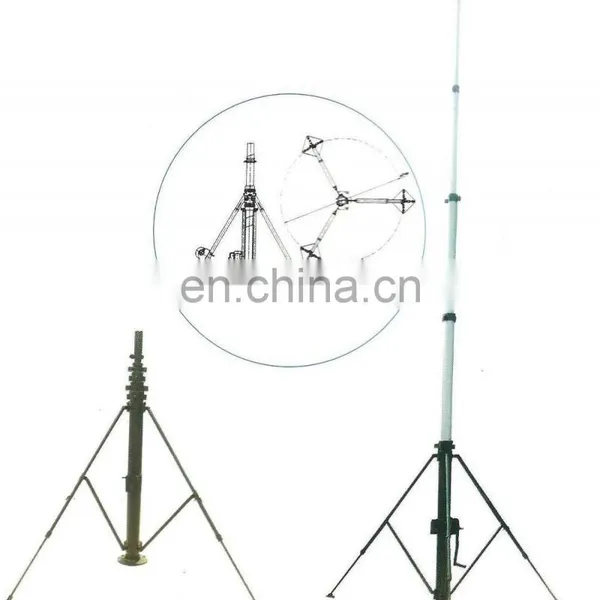 12m to 20m Silent Operation Elevated Mast Photography for Sports Grounds photo-4