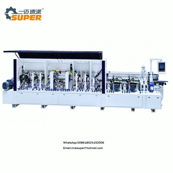 Double Glue Pots Edge Banding Machine for Hot Glue Mdf Wood