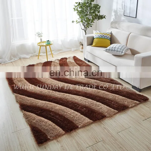 High Quality Fashionable Polyester 3D Shaggy Rug New Design photo-2