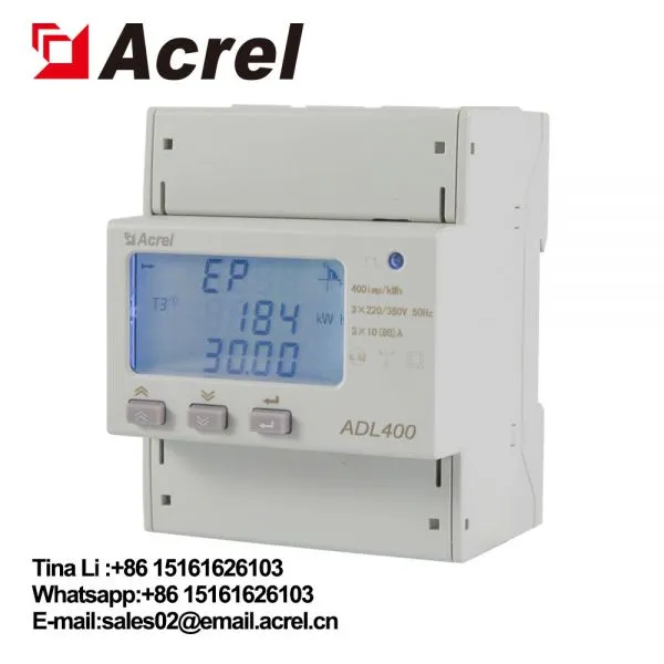 Acrel ADL400 Three Phase Energy Measure Digital Din-rail Electricity Energy Meter photo-4