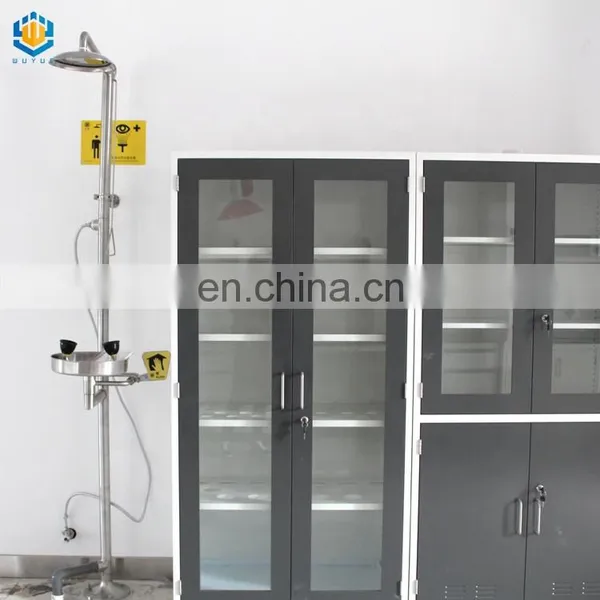 WUY Laboratory Furniture Accessory Safety Shower and Eye Wash Double Outlet Made in China photo-3