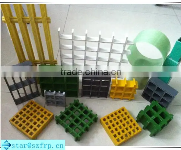 High-strength Glass Fiber Reinforced Plastic Grille/FRP Grating photo-2