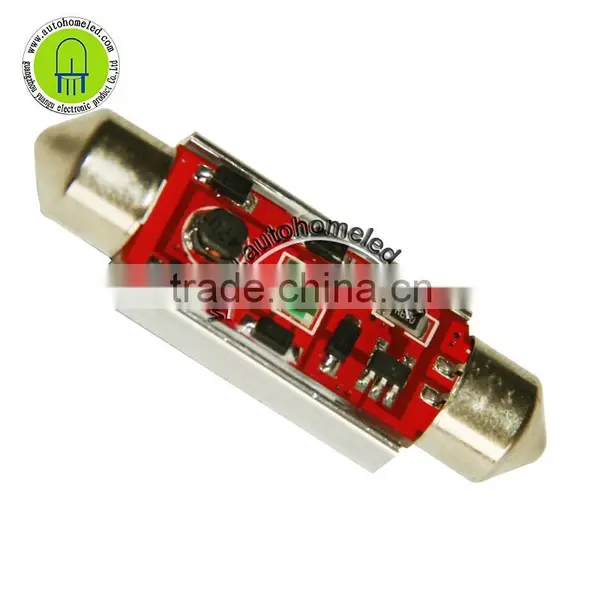 White 36mm 39mm 41mm 1led Cree 5w Heatsink Canbus No Error Festoon With Heat Bar Car Reading Light,license Lamp photo-3