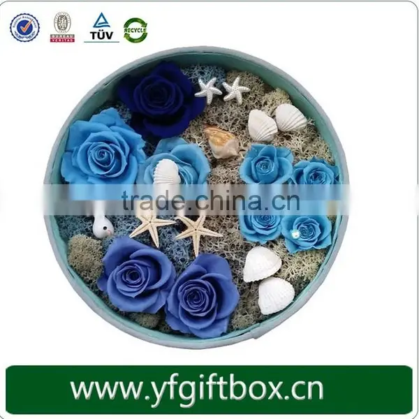 Wholesale Color Printing Cylindar Round Boxes For Flower Gift photo-6