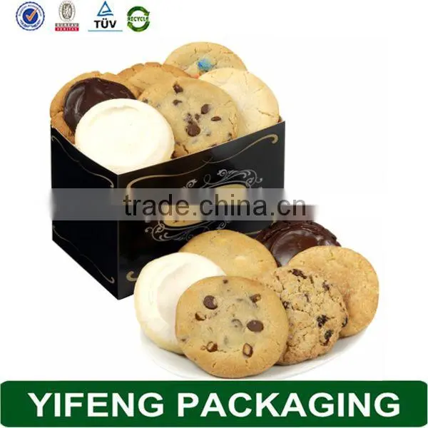 Pretty Food Packaging Decorative Wholesale Craft Paper Cookie Box photo-2