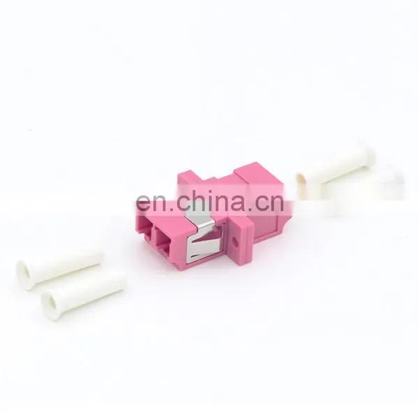 Low Price LC SC UPC Duplex OM4 MM Plastic Fiber Optic Adapter photo-2
