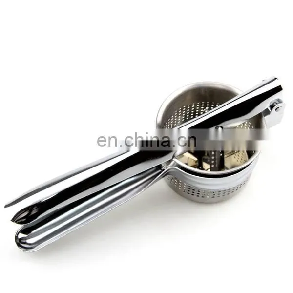 Fruit & Vegetable Tools Easy Use Stainless Steel Hand Press Potato Ricer Masher photo-4