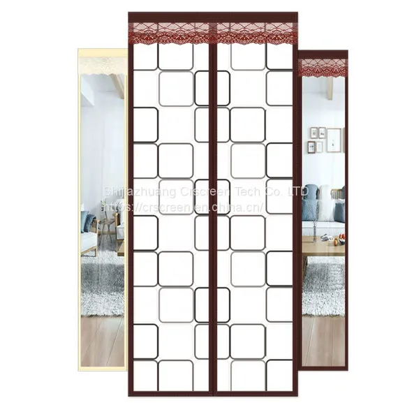 EVA Magnetic Screen Door Thermal Magnetic Self-Closing Privacy Door Curtain Winter Stop Draft Keep Cold Out Door Cover Suitable for Terrace, Kitchen, Bedroom