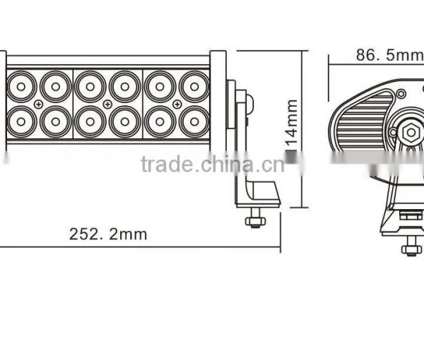 36W Led Light Bar, Led Work Light Bar, Offroad Driving Light Bar photo-6