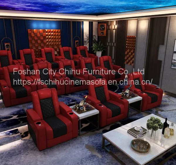 Latest Design Wholesale Price Modern Design Hot Selling Leisure Adjustable Electric Recliner Chair Movie Home Theater Sofa photo-4