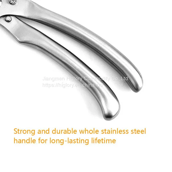 High Quality Stainless Steel Knife Durable Poultry Kitchen Utensils Scissors For Cutting Kitchenware photo-5