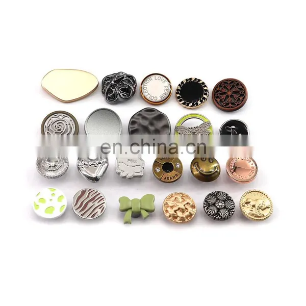 Custom Logo Color Small Delicate Metal Snap Button Press Stud Button For Purses Wallets Garments photo-3