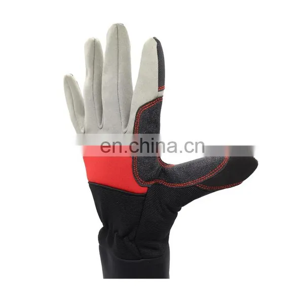 Leather Boxe Gloves Real Leather Boxe Gloves Cow Split Leather Gloves photo-2
