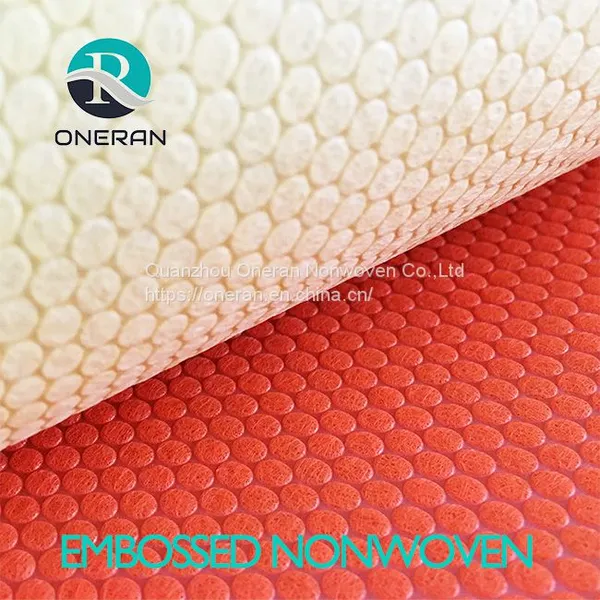 Colorful Embossed Polypropylene Spunbonded Nonwoven Fabric PP Nonwoven Fabric Embossed For Flower Wrapping and Gift Bag photo-2