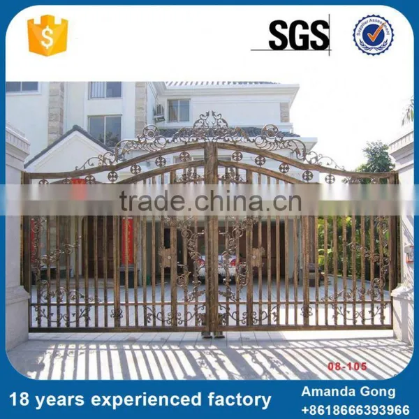 Top Quality Antique Steel Main Gate Design For Factory Home photo-2