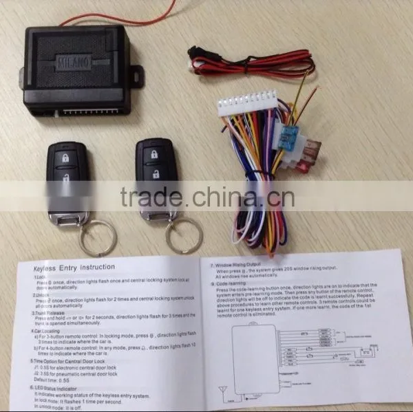 Milano High Quality Car Alarm Keyless Manufacturer From China photo-2