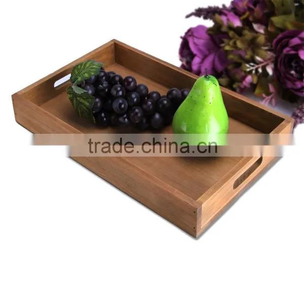 Pine Wood Cheap Custom Printed Wooden Serving Tray Quality Choice photo-2