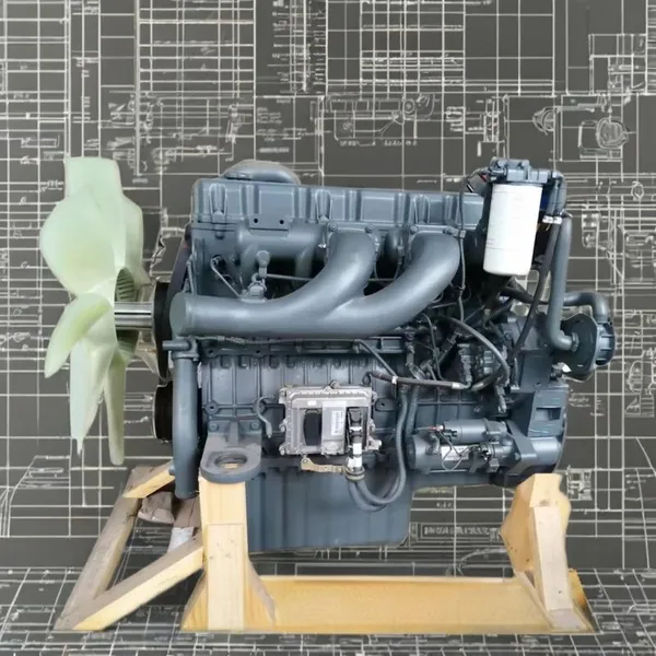 Fabrikneu Original DOOSAN 159kw 6-Zylinder Baumaschinenmotor DL08 für DL300 Radlader photo-2