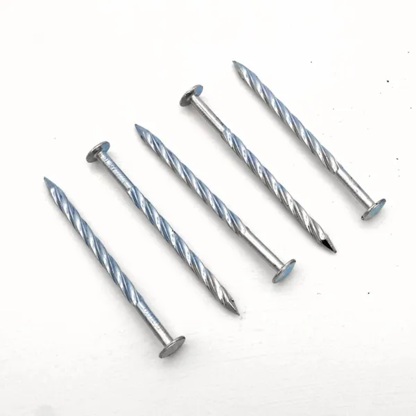 Spiral Shank Nails for Enhanced Bonding in Plywood Assembly