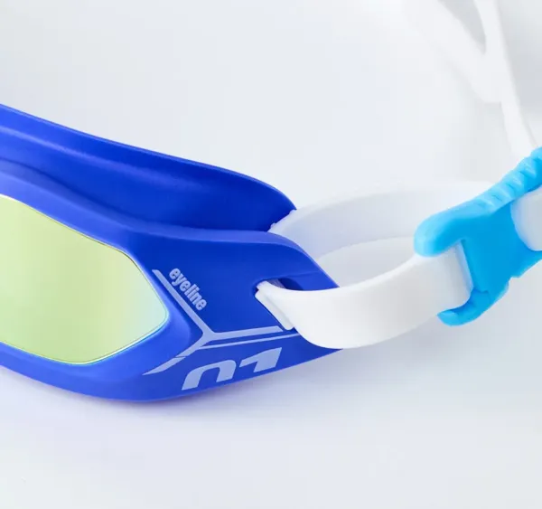 Junior Swim Goggle 3D Gasket Wide Vision Anti-Fog Uv Protected Waterproof Mirror Coating High Definition Lens photo-3