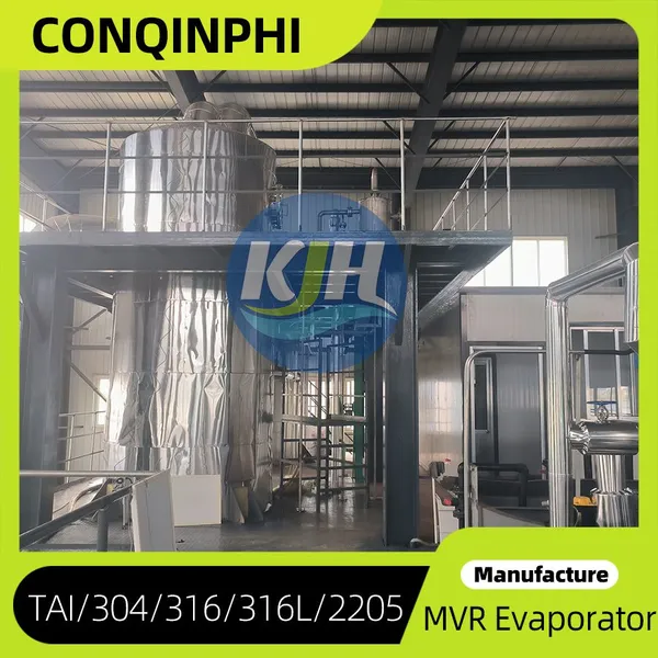 Customized MVR Falling Film High-Temperature Vacuum Multiple Effect Evaporator for Wastewater photo-4