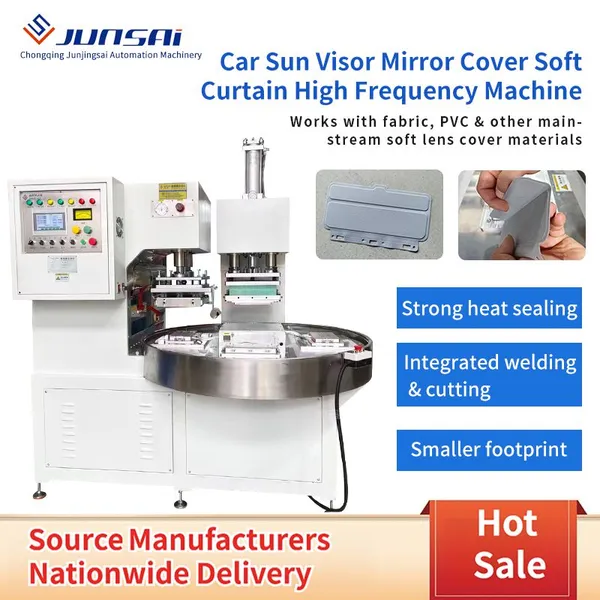 High Frequency Welding Machine for Car Sun Visor Soft Curtain Mirror Cover