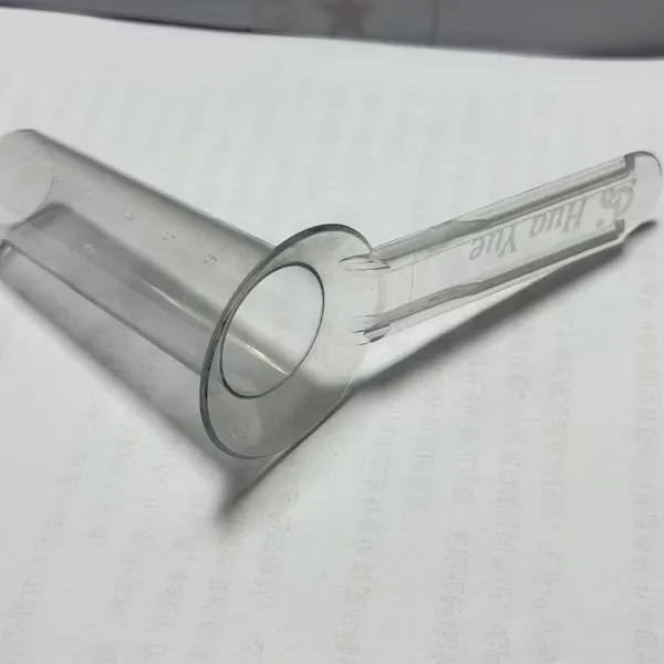 Zero Gas Mark Transparent Plastic Tubing Component IATF16949 Embossed Brand Logo Precision Injection Molding Philippines photo-2