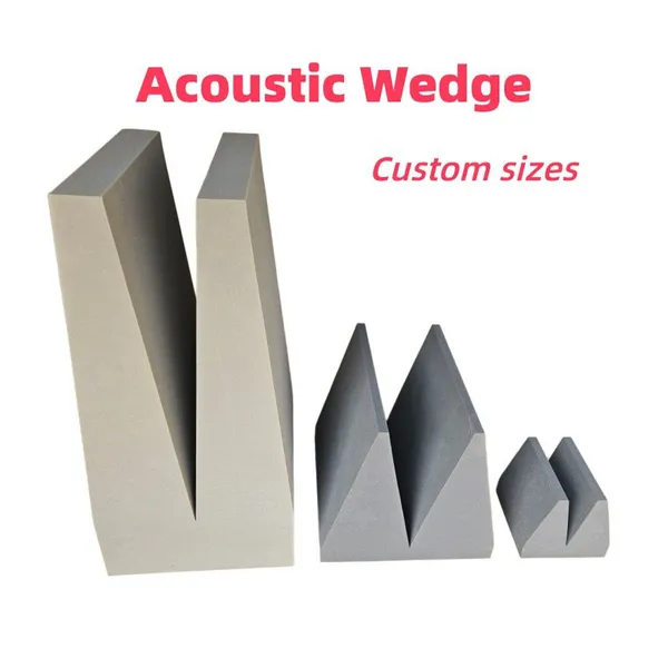 Soundproof Wedge Acoustic Foam Panel, Fire Retardant PU Foam With Custom Sizes for Anechoic Chamber & Equipment Noise Reduction