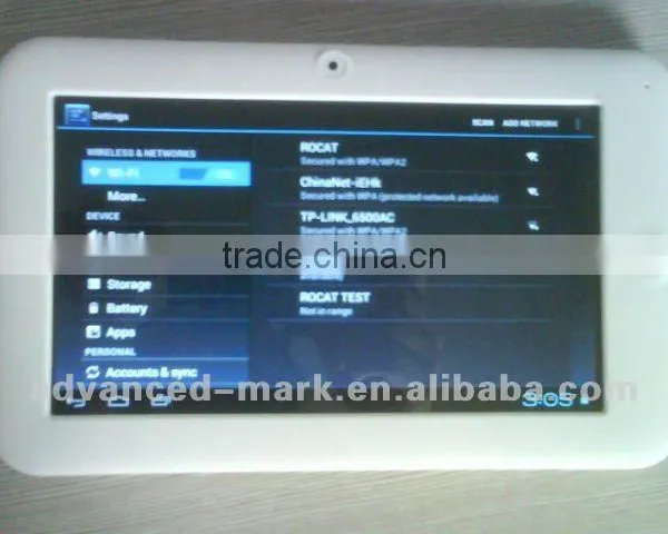 New 7 " Android 4.0 os , Cortex-A8 1.2 GHz , 512MB/4GB, 800*480 Pixels , 3000mAh Battery Tablet PC , Support USB 3G Dongle