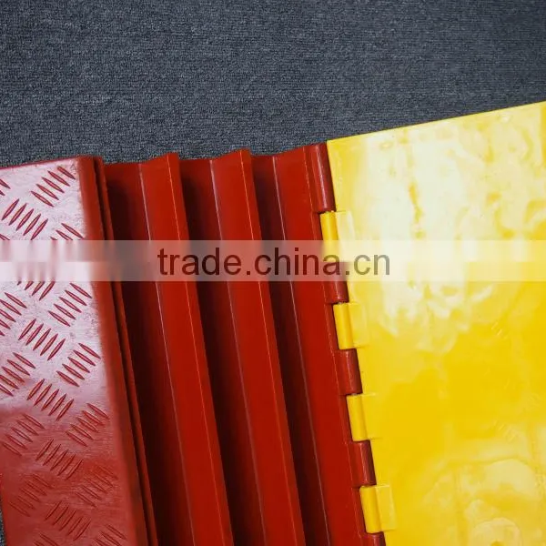 High Quality 10 Tons 3 Channels Rubber Cable Protector photo-2