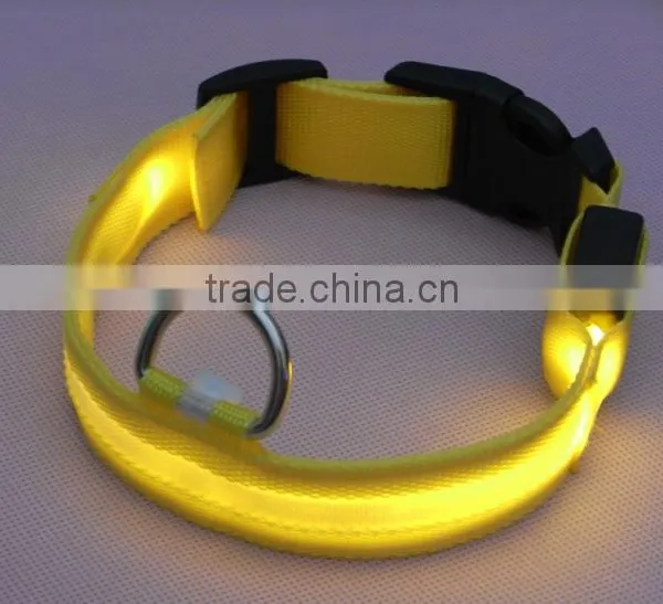 2.5cm Mesh Structure Led Bright Pet Collars for Dogs, 4 Sizes 6 Colors Support Mixed Wholesale photo-4