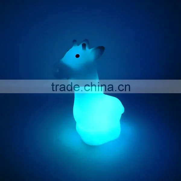 New Design Giraffe Roto Casting Led Light Vinyl Toy photo-6
