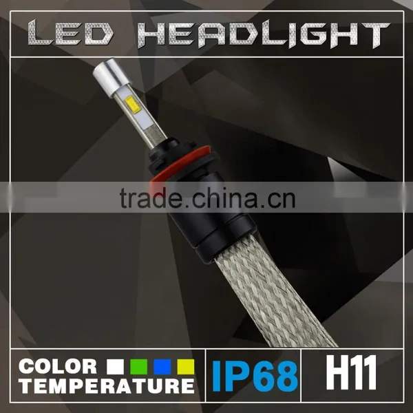 2016 40W 12 Volt H11 LED Replacement Headlight Lamp Bulb photo-4