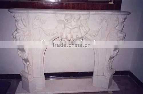 Angel Gas Outdoor Statue Fireplace Mantel,fireplace Surrounds photo-3
