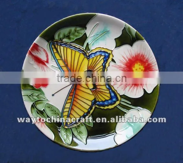 Decorative Ceramic Saucer for Household Articles