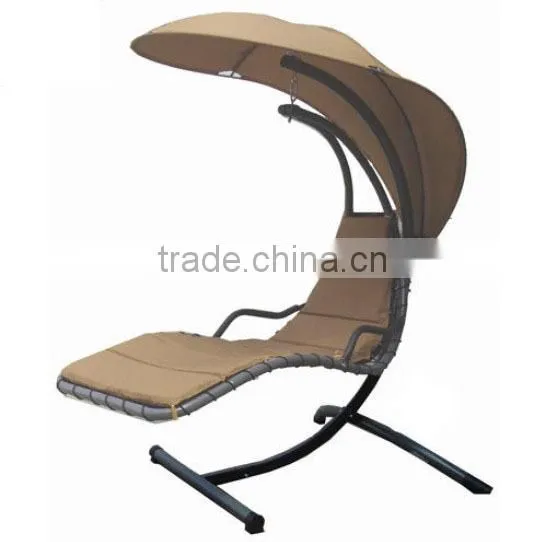 Hot Selling KD Design Metal Stand Helicopter Canopy Outdoor Swingasan Chair photo-2