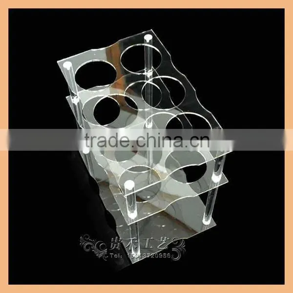 Transparent Acrylic Wine Display Rack for Bar Ware photo-4