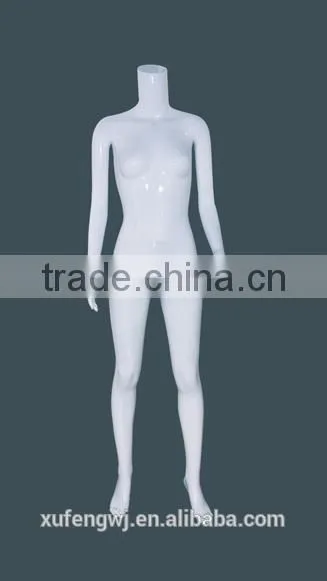 Full Body Deft High Quality Ghost Mannequin Slim Headless Plastic Mannequin for Garment/apparel Exhibition