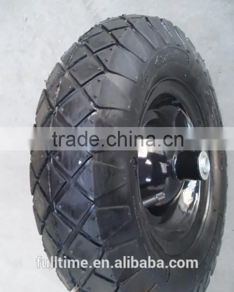 High Quality R Pattern South America Wheelbarrow Solid Tire 4.00-8 Manufacturer photo-2