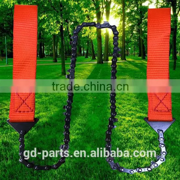 Diamond Chain for Chain Saw Pocket Chain Saw for Hiking Hunting Camping Emergency Survival Kit