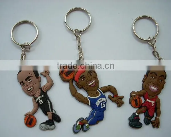 Promotional Souvenir Giveaway Gift OEM Custom 3d Soft Pvc Keychain photo-2