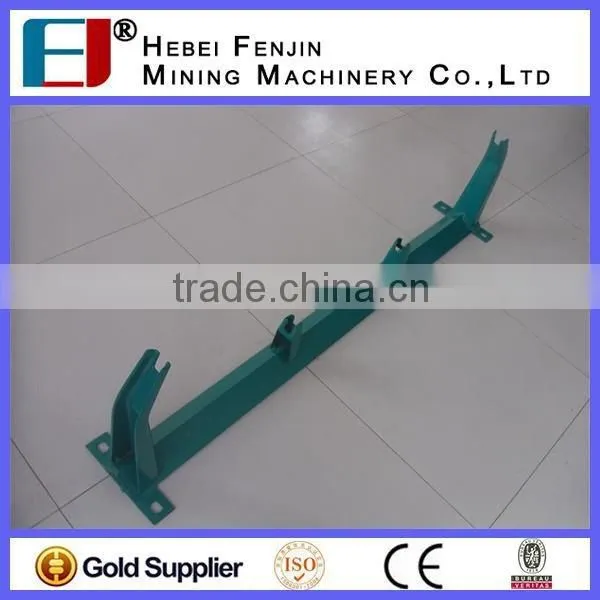 ISO Standard Electricity Spray Painting Steel Support Bracket For Conveyor Idler Roller photo-4