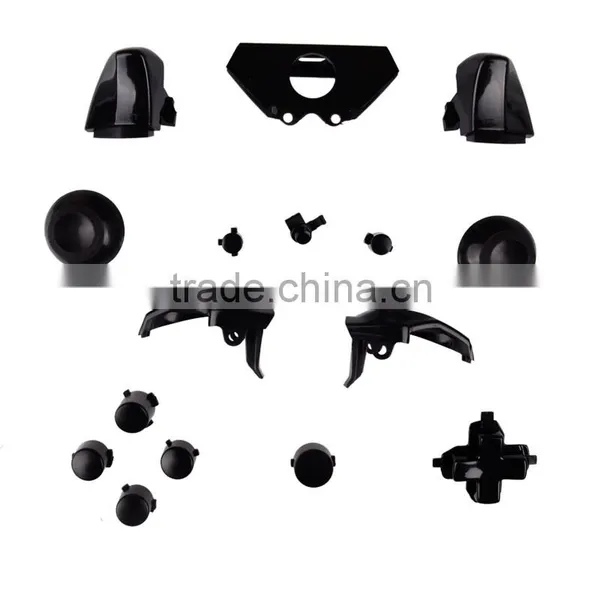 Solid Black Controller Buttons Joystick Controller Replacement Mod Kit Parts for Xbox One Controller photo-3