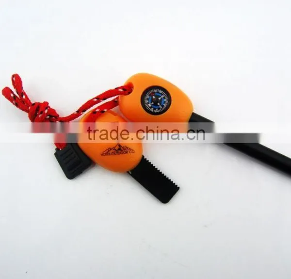 Outdoor Survival Flint Whistle Compass Sa Ruler photo-5