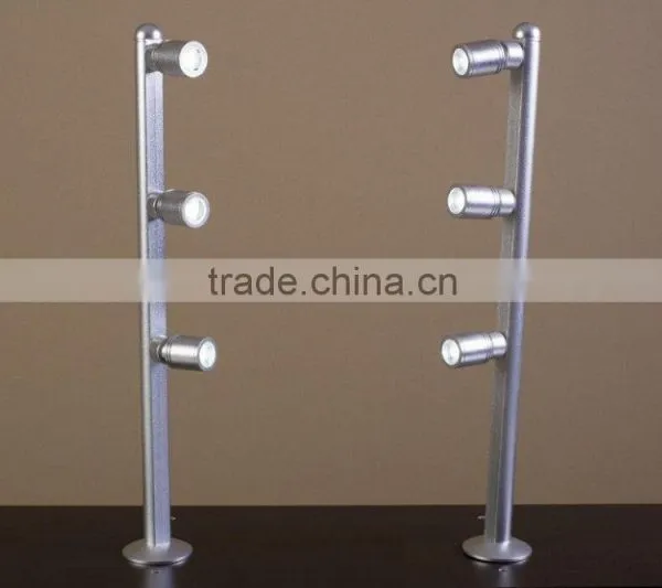AC100-240V Sliver/Black 3*1W Led Jewelry Cabinet Light photo-3