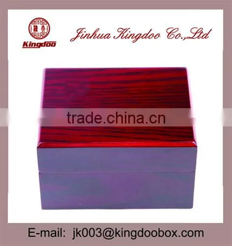Jinhua Supplier Rectangular Wooden MDF Watch Box With Hinge photo-3
