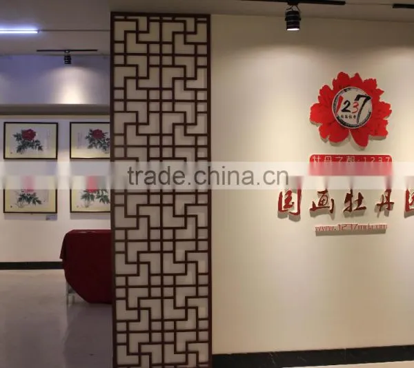 Hotel Wall Decoartion With Handmade Calligraphy Paintings Xiu Wai Hui Zhong photo-5