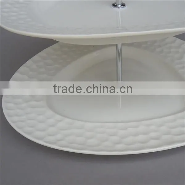 Unique Shape Porcelain Cake Stand, Cake Tower, Party Display photo-5